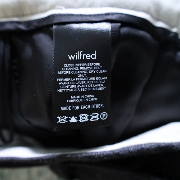 Aritzia Wilfred Gia Tie-Front Pants in Heathered Grey Womens Size 4 - Picture 11 of 12